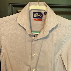 Purple Billy London Dress Shirt M  15 15.5 32-33 Slim Fit gorgeous EUC